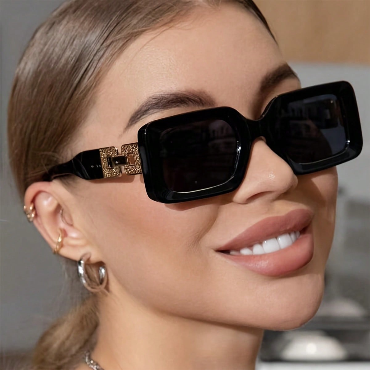 Women'S Y2K Accessories - Plastic Square Frame Fashion Glasses With