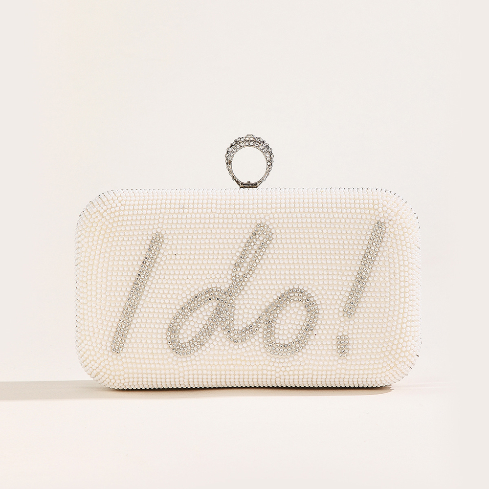 Wallet Chain Bag - I Do Letter Evening Bags For