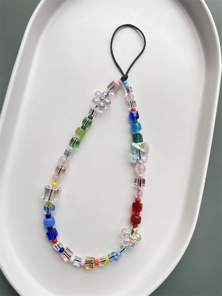 Women'S Y2K Accessories - HERLOOK Butterfly Phone Charm Strap Crystal