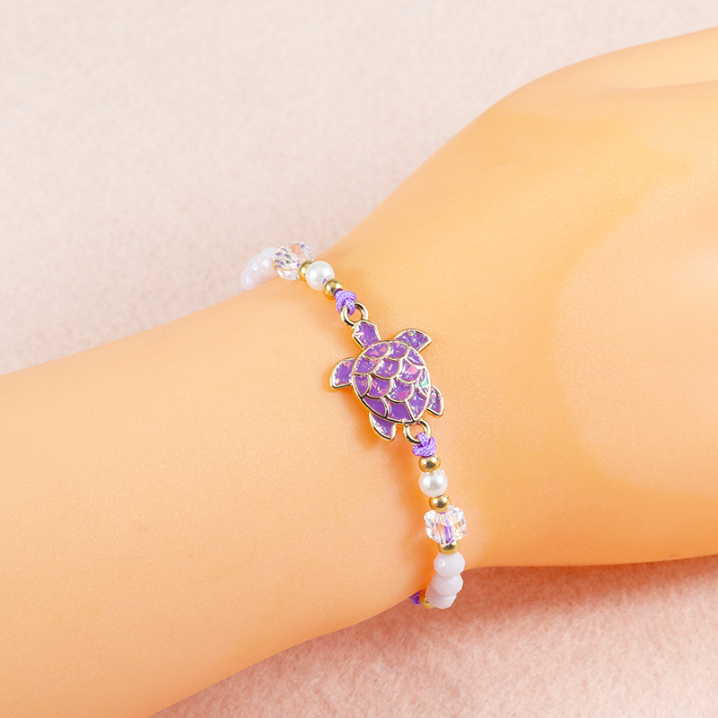Multicolor Crystal Beads Cute  - Resin Bangle Bracelet บทวิจารณ์และราคา