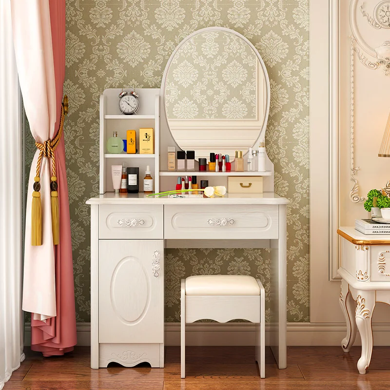 European Simple Dressing Table - Women Accessories Drawer บทวิจารณ์และราคา