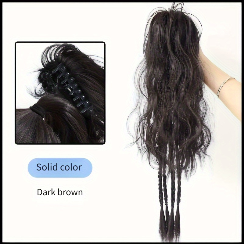 22Inch Synthetic Short Curly C - Hair Claw Clip Set บทวิจารณ์และราคา