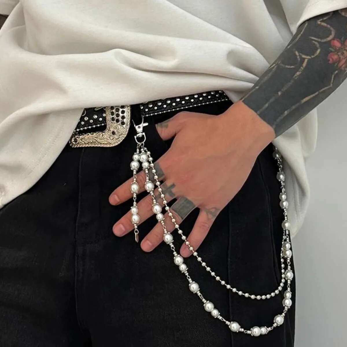 Salircon Punk Multilayer Imita - Wallet Chain Bag บทวิจารณ์และราคา