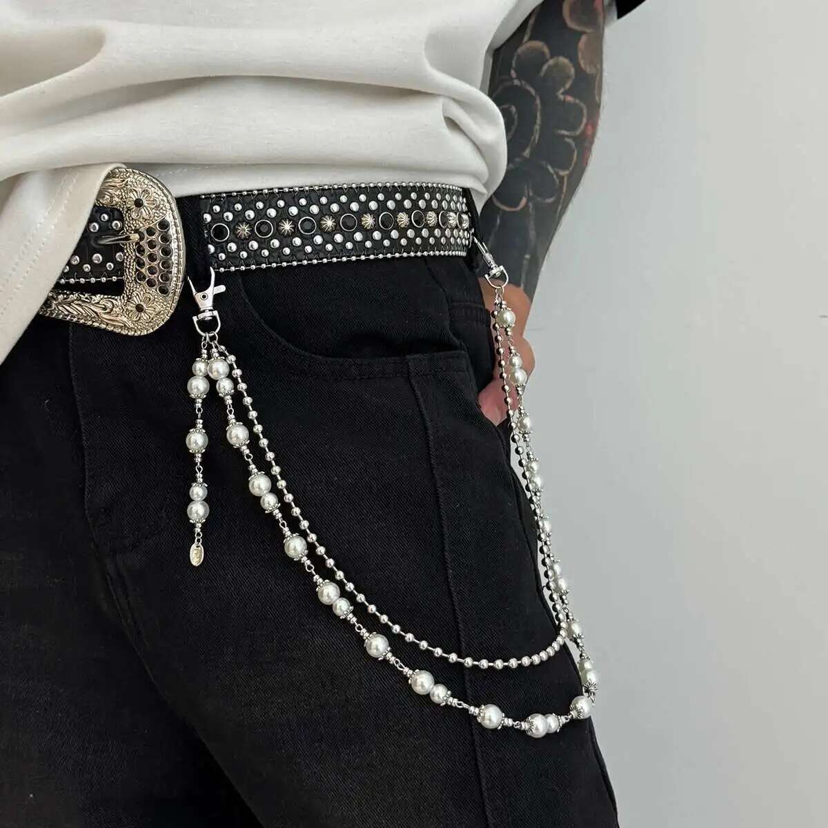 Salircon Punk Multilayer Imita - Wallet Chain Bag บทวิจารณ์และราคา