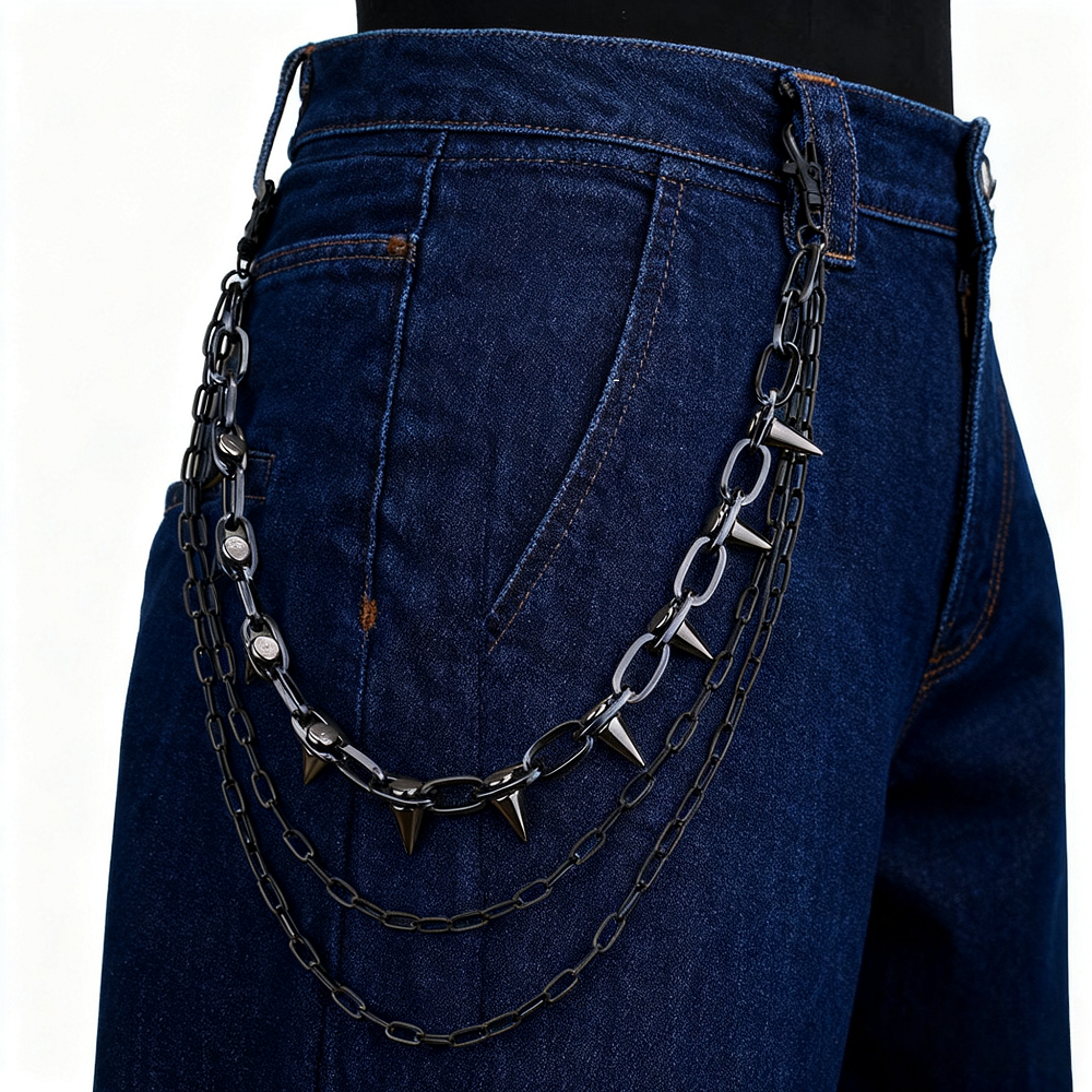 Unisex Hip Hop Punk Rock Metal - Wallet Chain Bag บทวิจารณ์และราคา