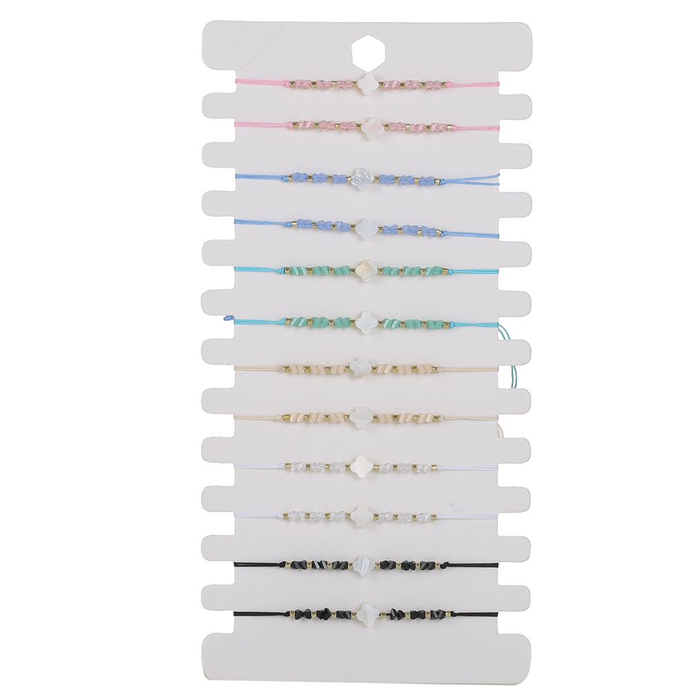 12pcs/set White Flower Charms  - Resin Bangle Bracelet บทวิจารณ์และราคา