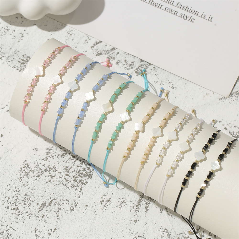 12pcs/set White Flower Charms  - Resin Bangle Bracelet บทวิจารณ์และราคา