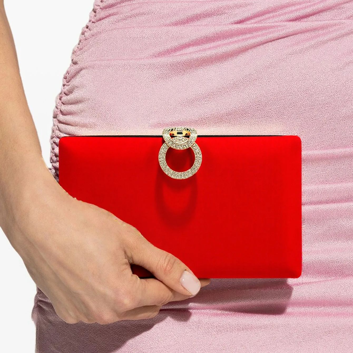 Velvet Women Evening Bags Diam - Wallet Chain Bag บทวิจารณ์และราคา