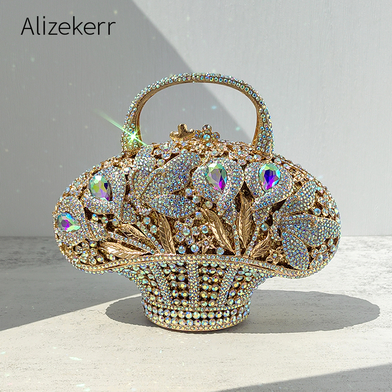 Alizekerr Flower Basket Crysta - Wallet Chain Bag บทวิจารณ์และราคา