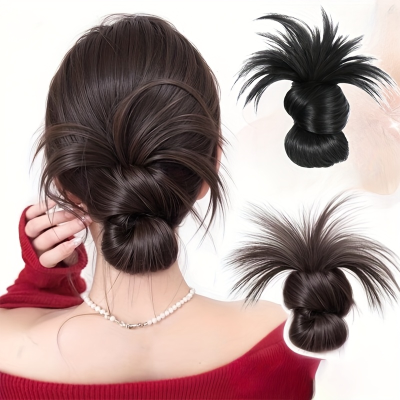 Low Synthetic Bun Ponytail Hai - Hair Claw Clip Set บทวิจารณ์และราคา