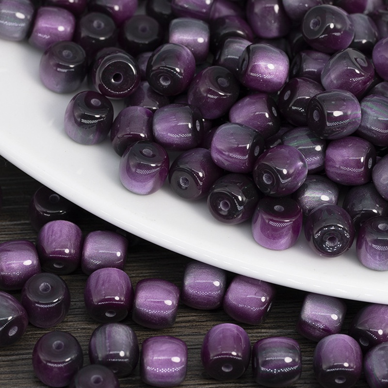 20pcs 8x7mm Cylinder Shape Glo - Resin Bangle Bracelet บทวิจารณ์และราคา