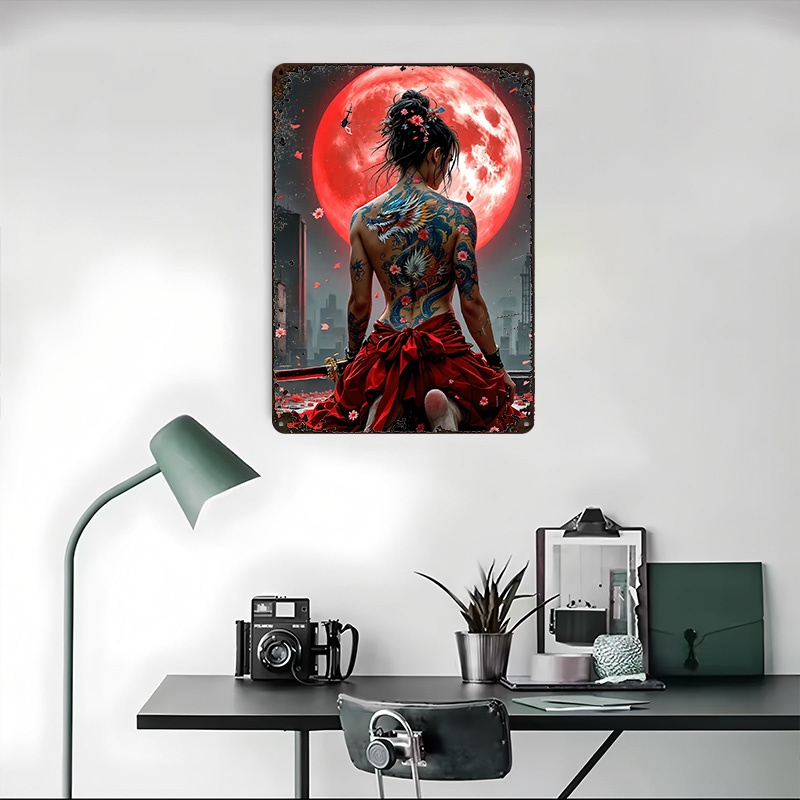 Dragon Tattoo Woman Metal Post - Women Accessories Poster บทวิจารณ์และราคา