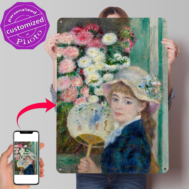 Young Woman With Fan and Flowe - Women Accessories Poster บทวิจารณ์และราคา