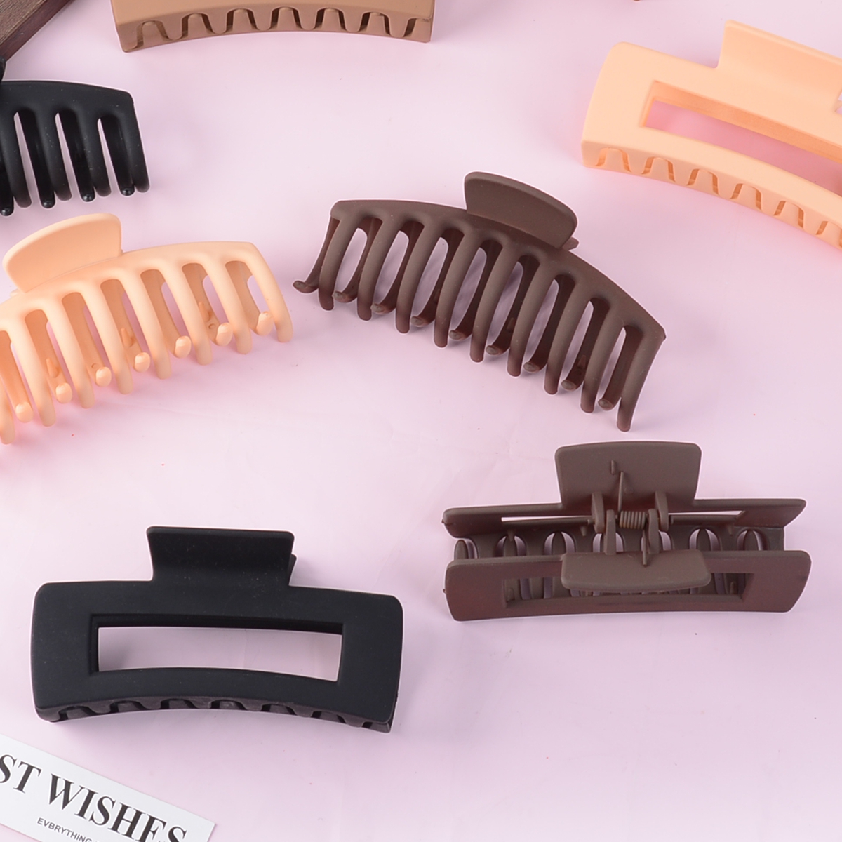 Black Hair Clips for Women - 8 - Hair Claw Clip Set บทวิจารณ์และราคา