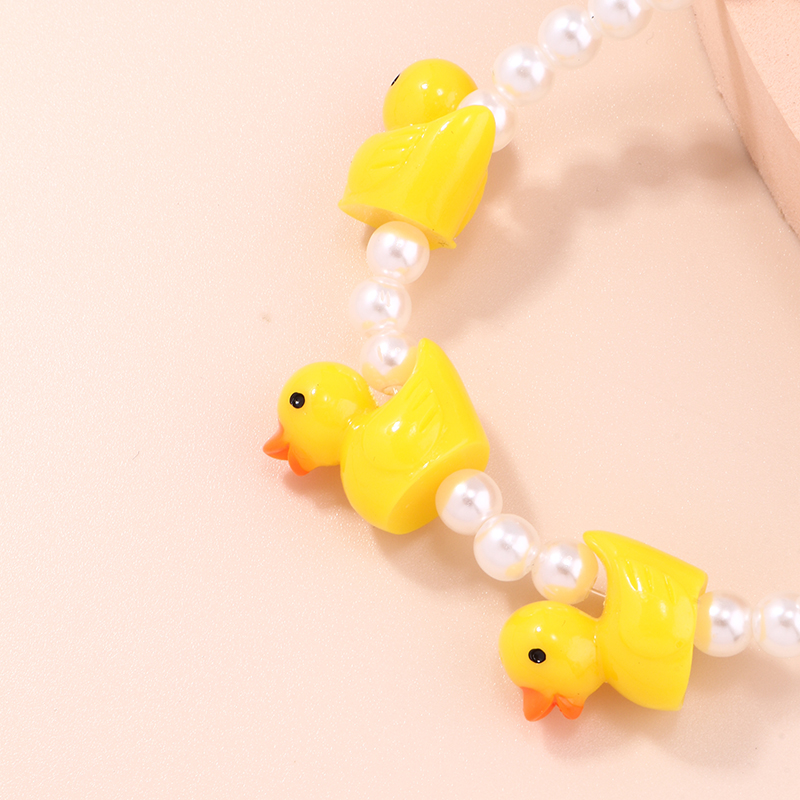 Cute Handmade Imitation Pearl  - Resin Bangle Bracelet บทวิจารณ์และราคา