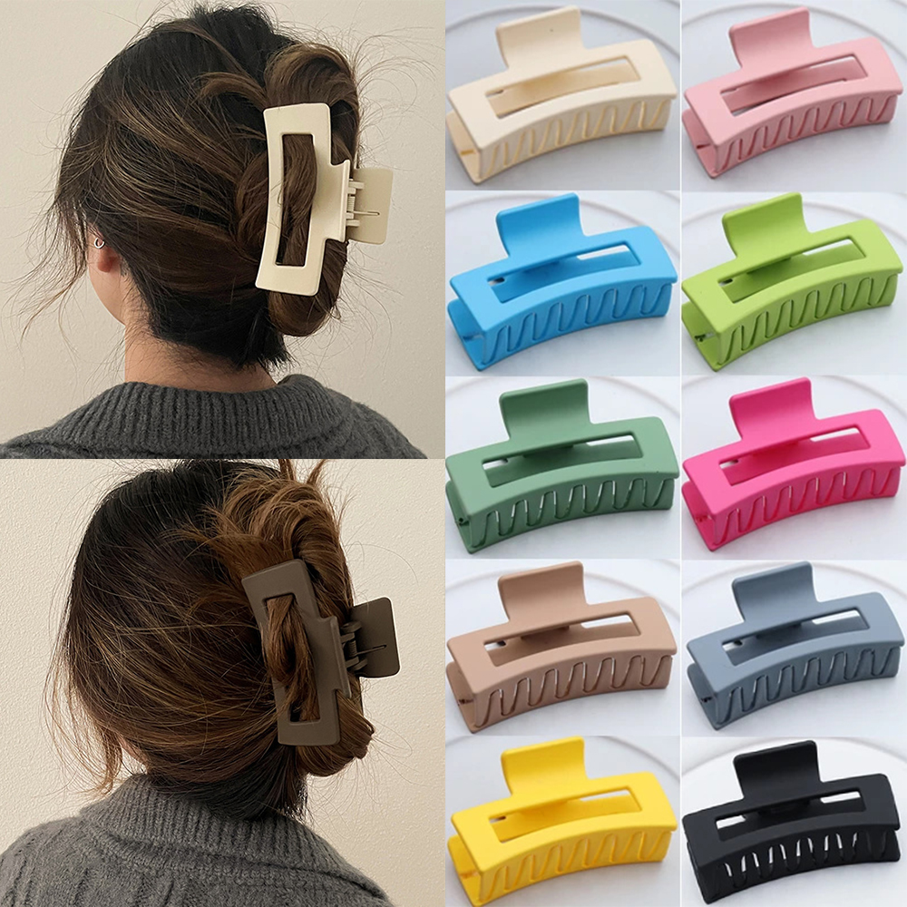 Korean Women Girls Plastic Hai - Hair Claw Clip Set บทวิจารณ์และราคา