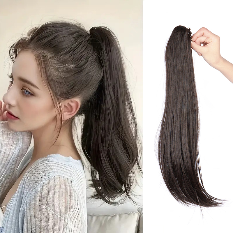 Elegant Synthetic Ponytail Wom - Hair Claw Clip Set บทวิจารณ์และราคา