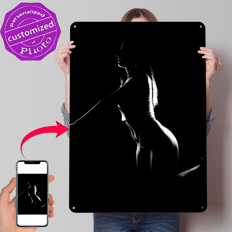 Silhouette of a Woman Metal Po - Women Accessories Poster บทวิจารณ์และราคา
