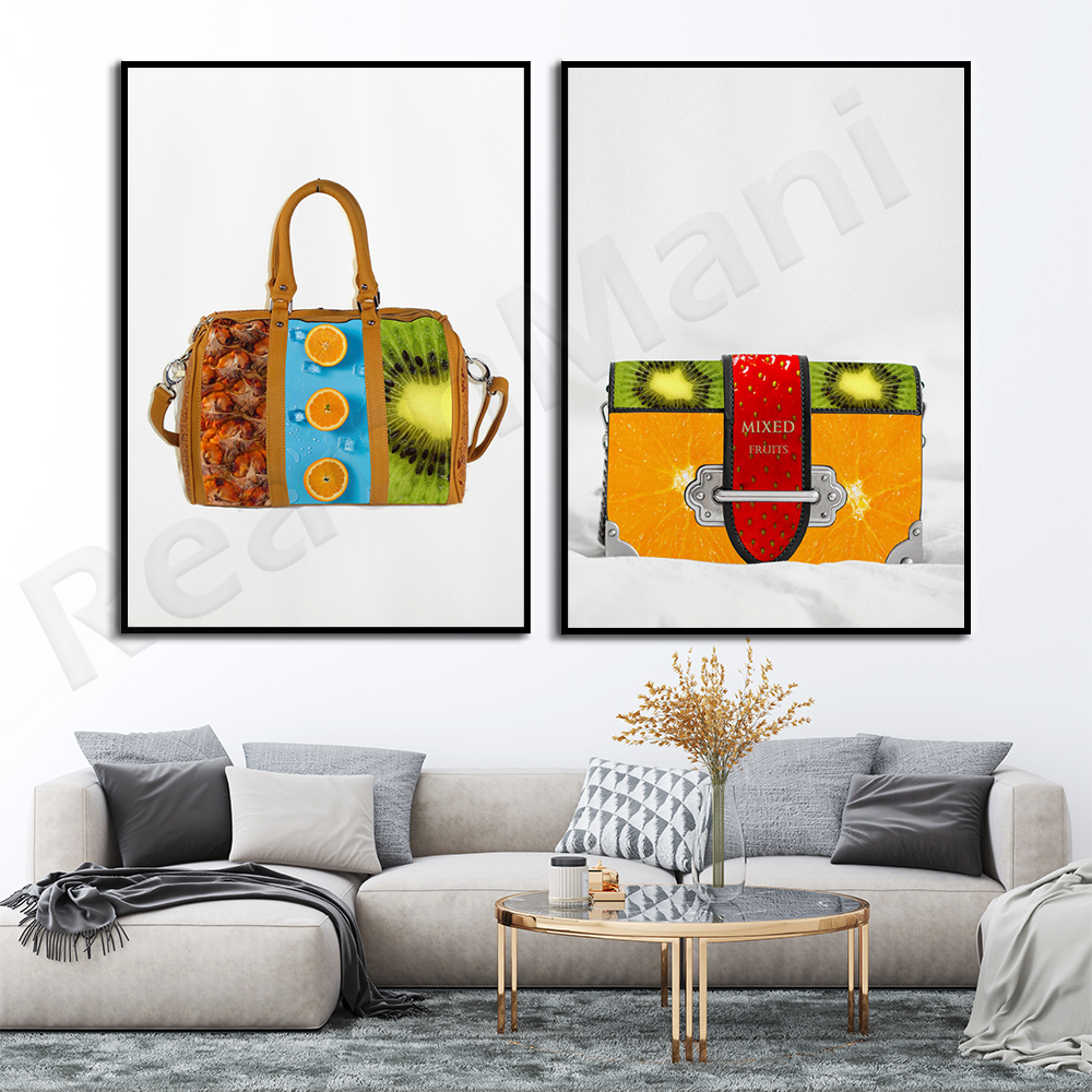Mixed media art, fashion woman - Women Accessories Poster บทวิจารณ์และราคา