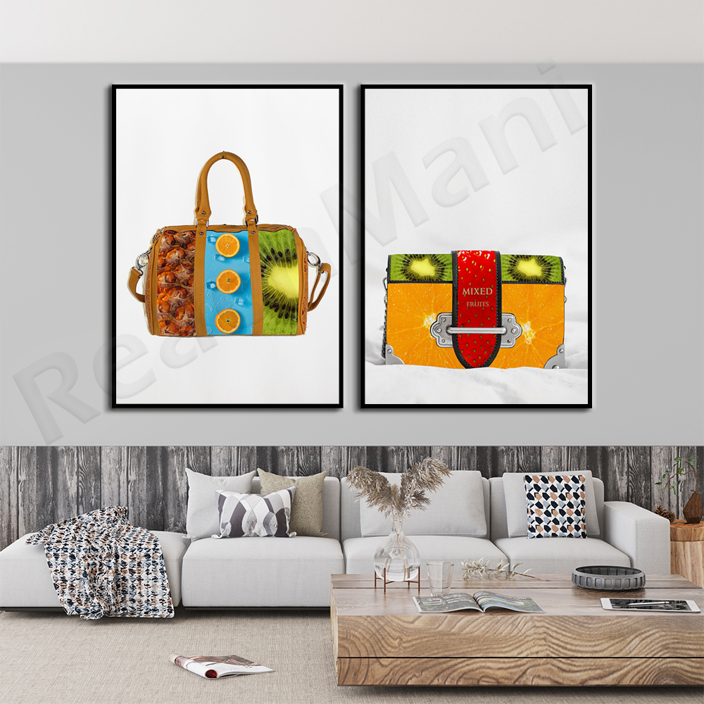 Mixed media art, fashion woman - Women Accessories Poster บทวิจารณ์และราคา