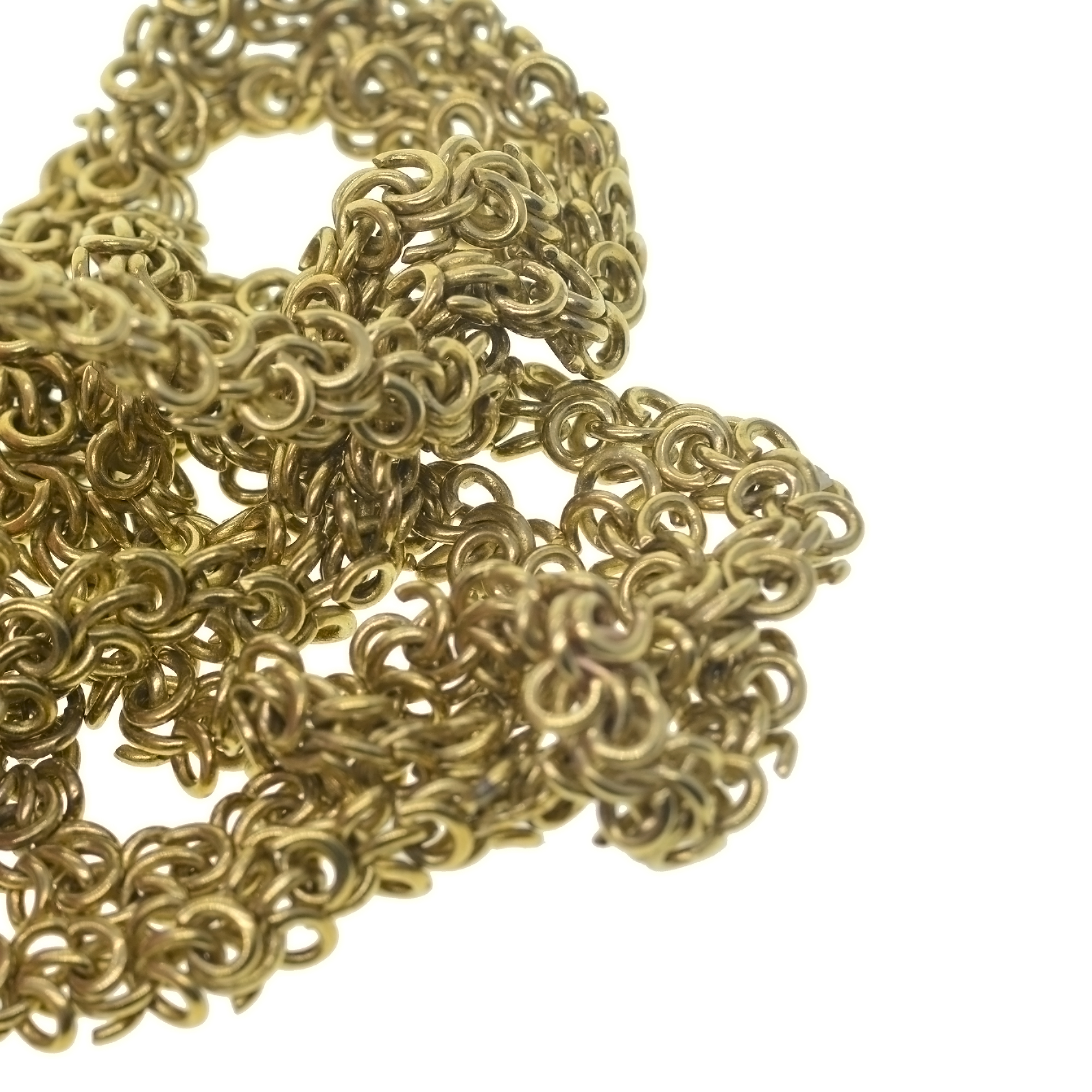 1 meter brass  9mm oval Byzant - Wallet Chain Bag บทวิจารณ์และราคา