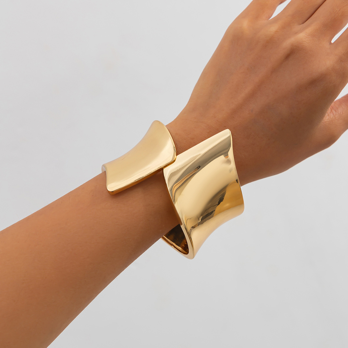 Punk Thick Chunky Irregular Ge - Resin Bangle Bracelet บทวิจารณ์และราคา