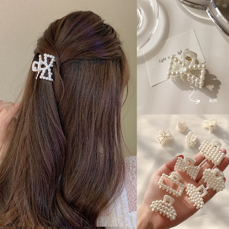 2026 New Women Elegant Pearl H - Hair Claw Clip Set บทวิจารณ์และราคา