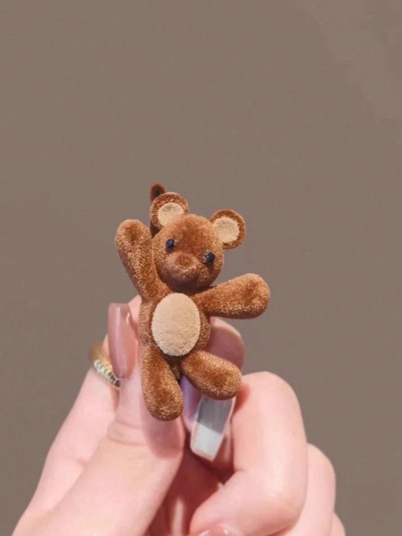 Cute Velvet Bear Hair Clip For - Hair Claw Clip Set บทวิจารณ์และราคา