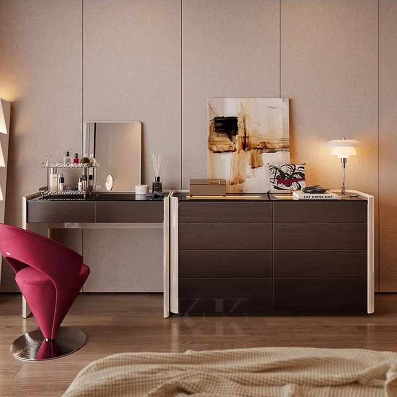Coffee Modern Vanity Table Com - Women Accessories Drawer บทวิจารณ์และราคา