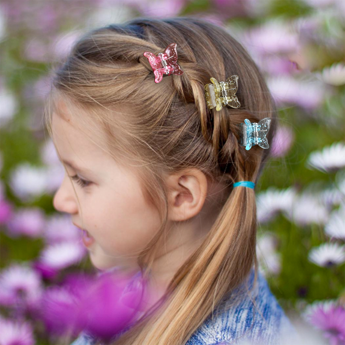 50pcs Mini Transparent Multi-c - Hair Claw Clip Set บทวิจารณ์และราคา