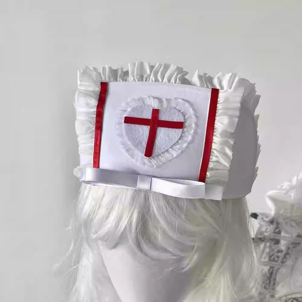Cosplay nurse cap hat Accessor - Women'S Y2K Accessories บทวิจารณ์และราคา