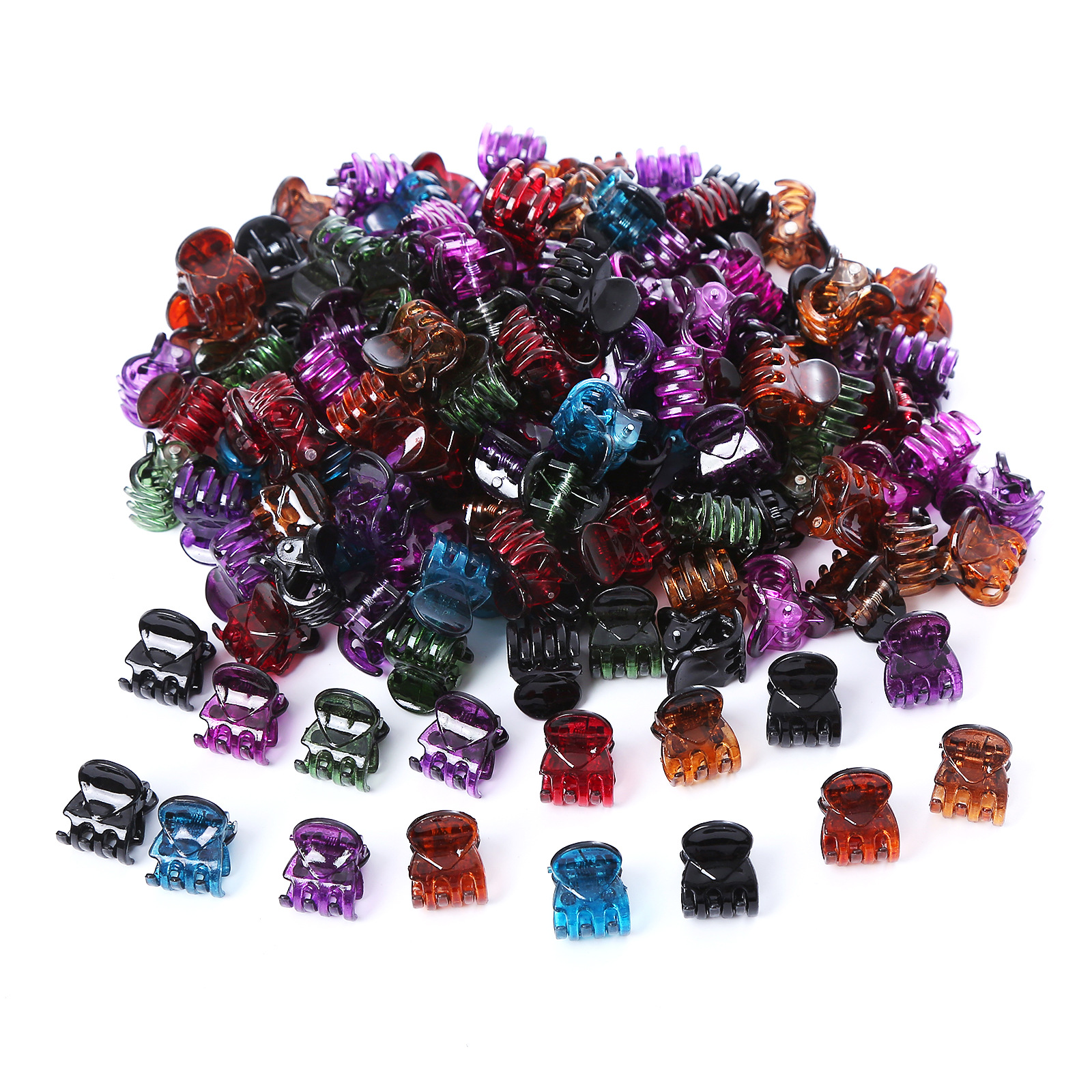 1CM 100Pcs/Set Hair Claw Clips - Hair Claw Clip Set บทวิจารณ์และราคา