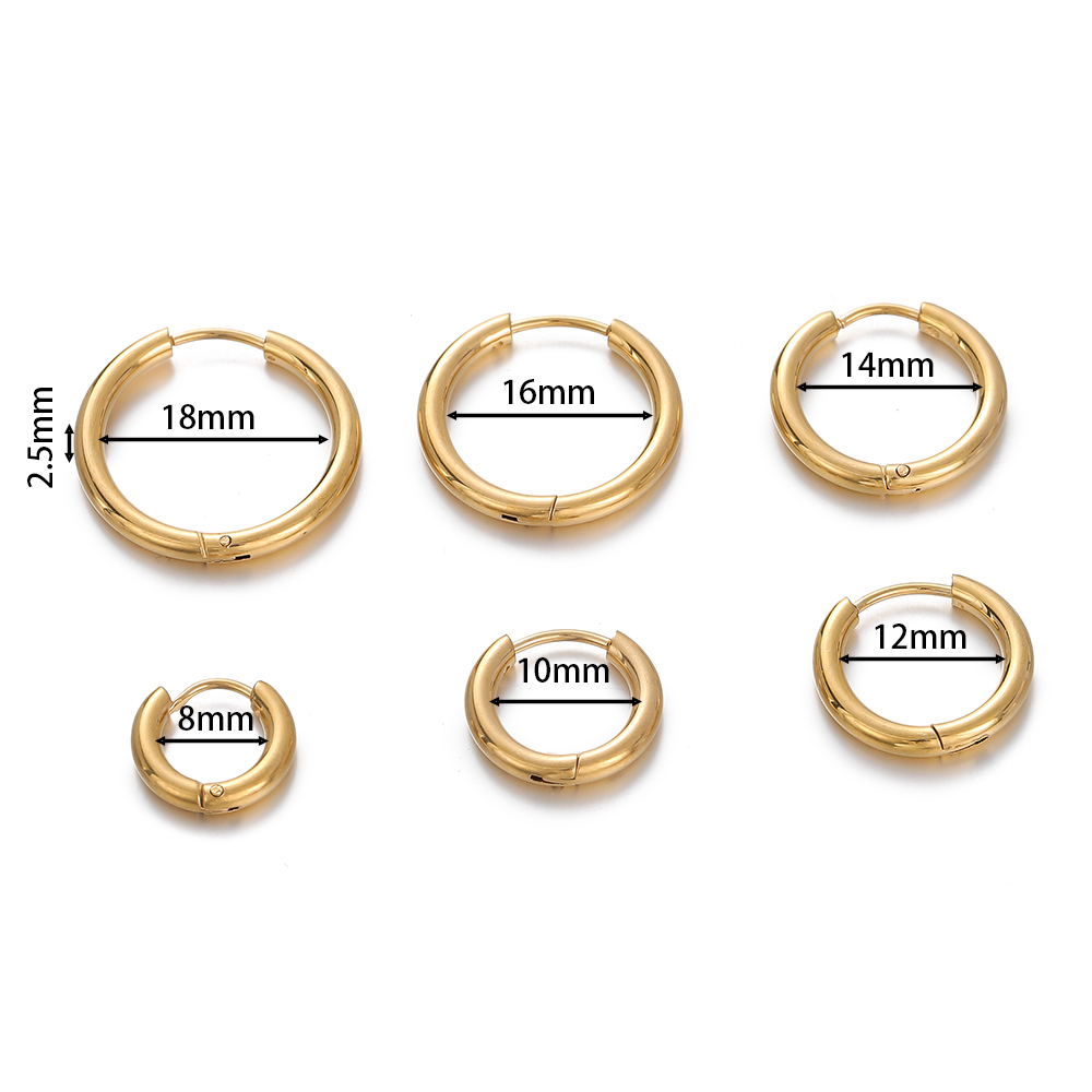 2 pcs 8/10/12/14/16/18mm Stain - Women'S Y2K Accessories บทวิจารณ์และราคา