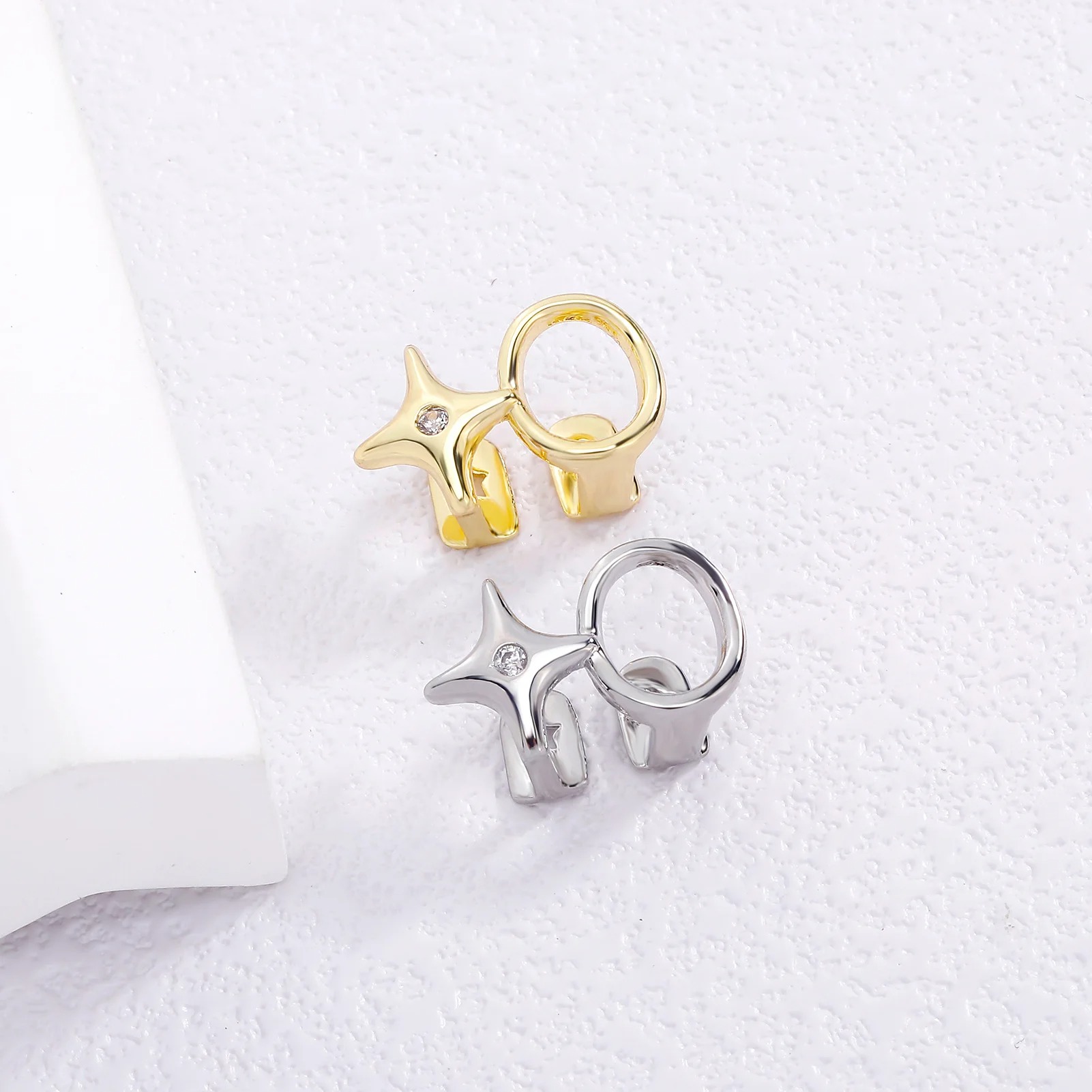 Y2K Glossy Double Hollow Circl - Women'S Y2K Accessories บทวิจารณ์และราคา