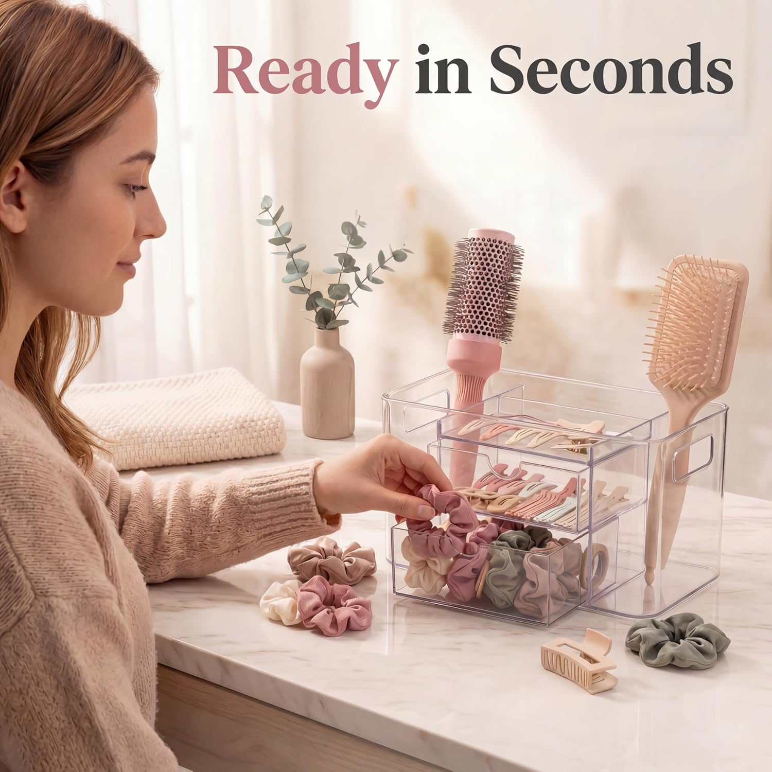 Hair Accessories Organizer for - Women Accessories Drawer บทวิจารณ์และราคา