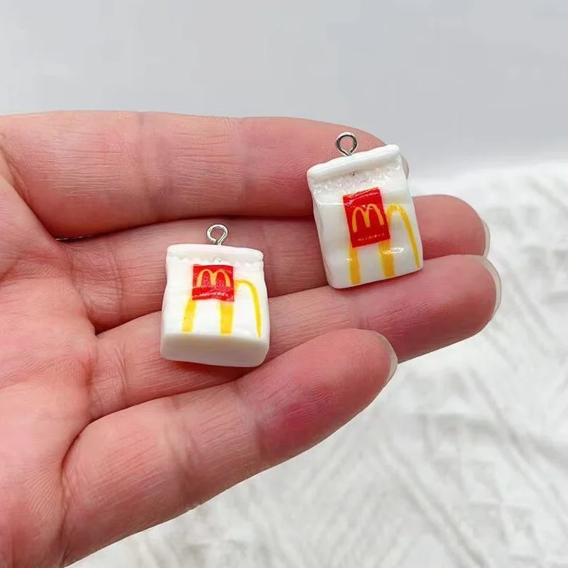 10pcs/Lot Resin 3D Food Hambur - Resin Bangle Bracelet บทวิจารณ์และราคา